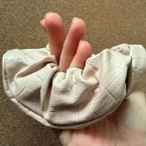 Topshop Scrunchie Faux Leather Large